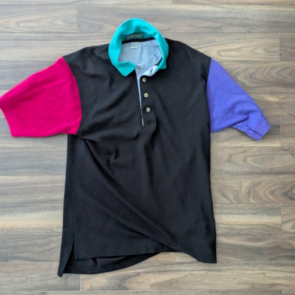 Vibrant Multicolor Men's Polo Shirt
